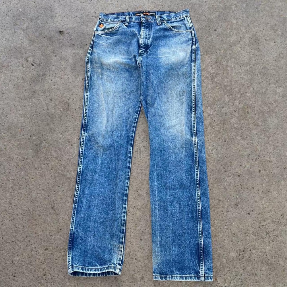 Wrangler FR13MWZ Flame‎ Resistant Denim Jeans Cowboy Cut CAT2 HRC2 33x36 Mens